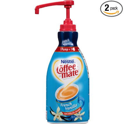 Coffee Mate French Vanilla Liquid Creamer Pump (2- 1.5 L) 