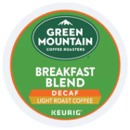 Green Mountain Breakfast Blend Decaffeinated K-Cup Green Mountain Breakfast Blend Decaffeinated K-Cup